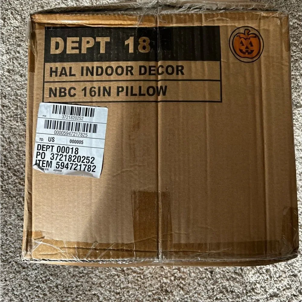 Lot of 4: 16” NBC Jack Skellington Decorative Pillow Soft